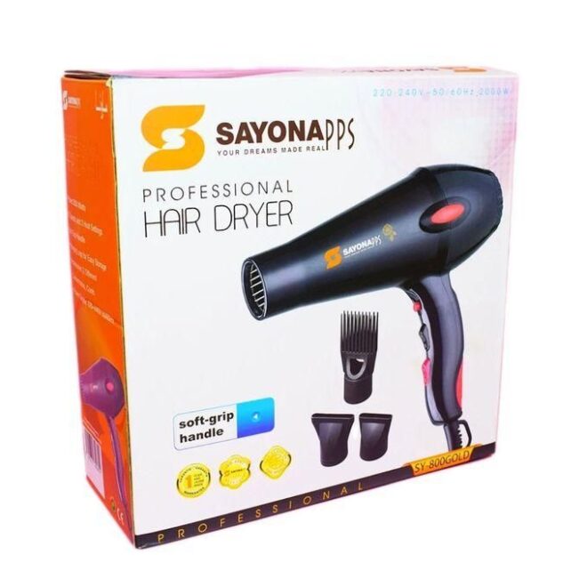 Salon Hair Blow Drier With 2 Speeds